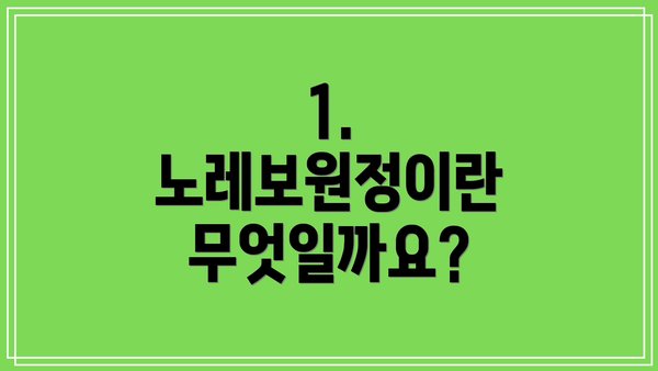 1. 노레보원정이란 무엇일까요?