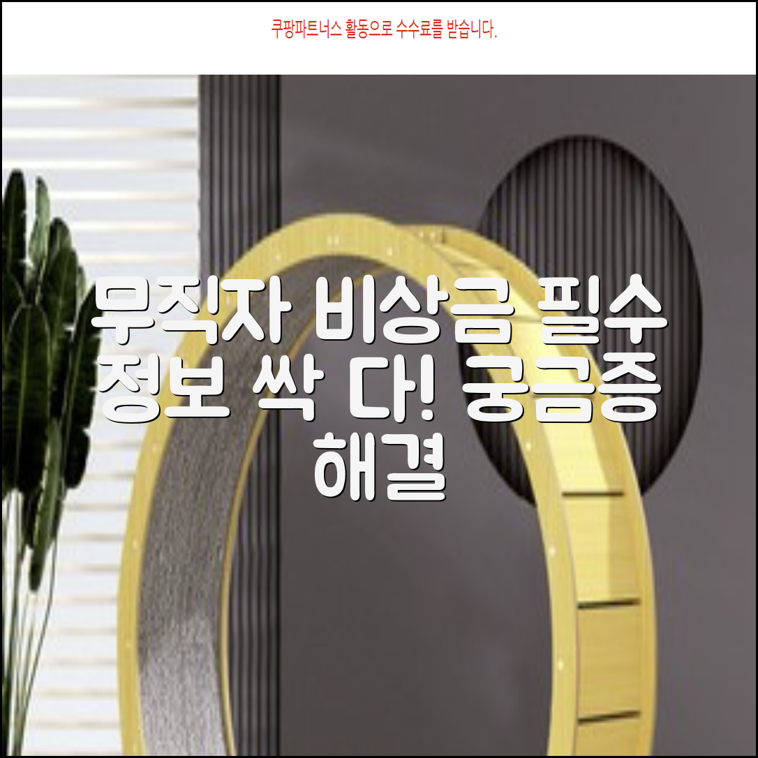무직자 비상금대출 꼭 알아야 할 필수 정보