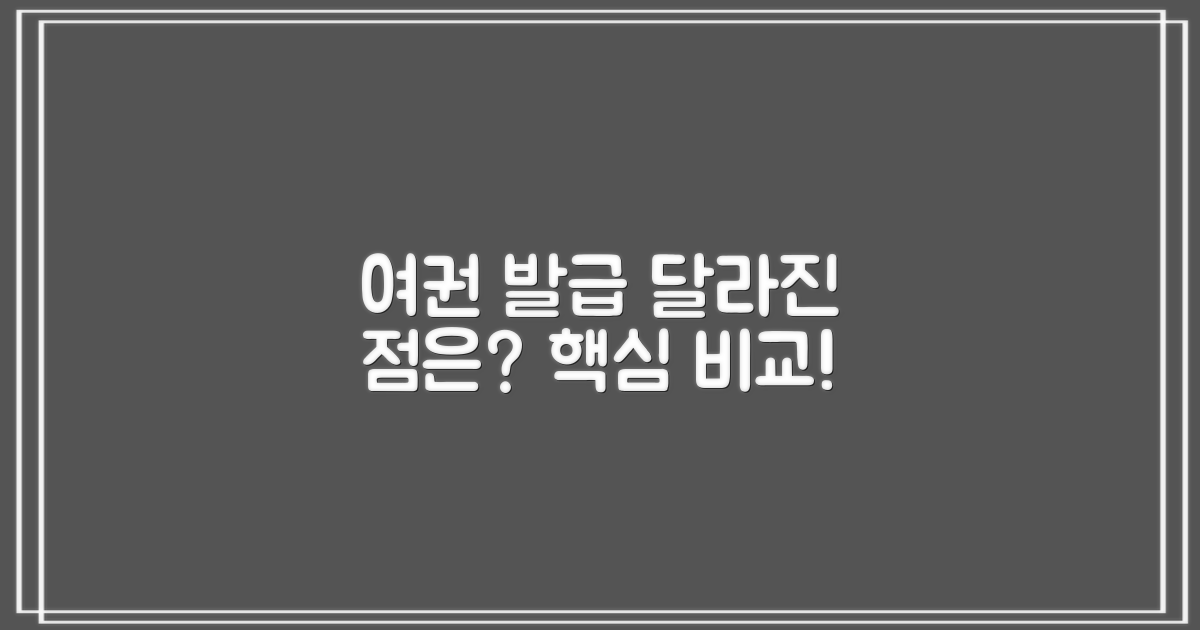 여권 발급, 이전과 다른 점: 비교 분석