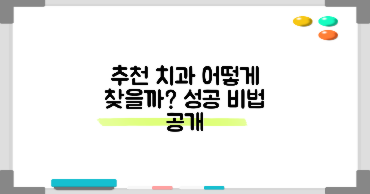 추천 치과, 어떻게 찾을까?