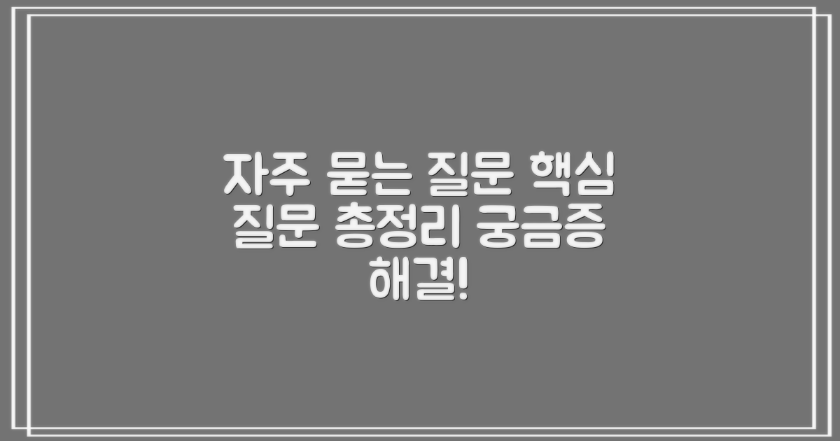 자주 묻는 질문